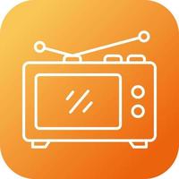 icono de vector de tv