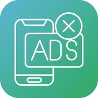 AD Block Vector Icon