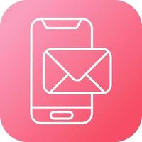 Phone Mail Vector Icon