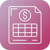 Invoice Vector Icon