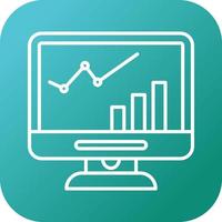 Lcd Growth Vector Icon