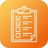 Checklist Vector Icon