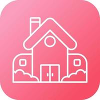 Retirement Home Vector Icon