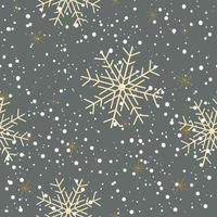 Seamless pattern with snowflakes. Winter pattern. Vector