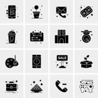 16 Universal Business Icons Vector Creative Icon Illustration to use in web and Mobile Related project