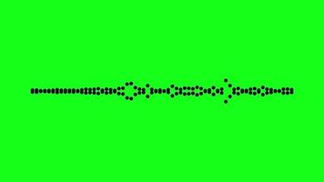ab punto Audio spettro verde schermo sfondo video