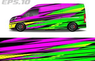 diseño de fondo de coche de carreras de patrón abstracto vector