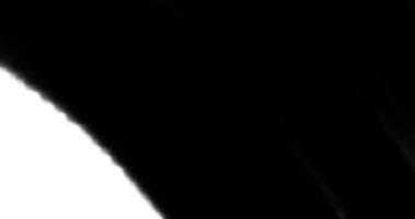 pincel de pintura negro transición mate de luminancia en blanco con varios stokes acumulando video