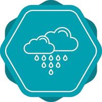 icono de vector de lluvia ácida