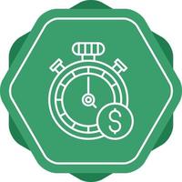 Time Of Money Vector Icon