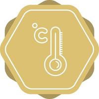 icono de vector de alta temperatura