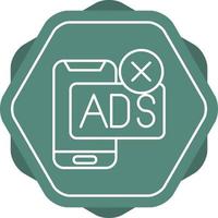 AD Block Vector Icon