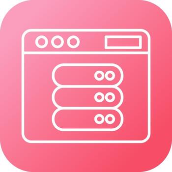 icono de vector de servidor