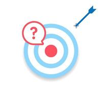 failed reason, does not match expectations or goals, missed and out of target concept illustration flat design vector. bullseye, dart, arrow. for presentation icon, infographic vector