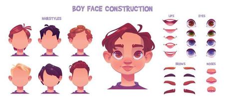 Boy Face Construction Child Avatar
