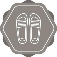 icono de vector de zapatillas