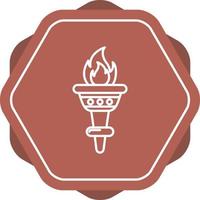 Torch Vector Icon