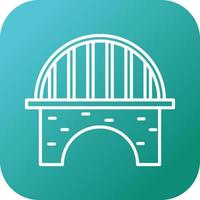 icono de vector de puente