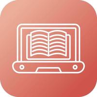 Online Learning Vector Icon