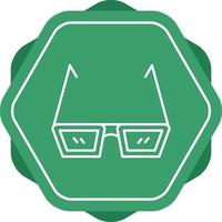 icono de vector de gafas