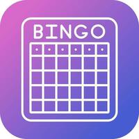 Bingo Vector Icon