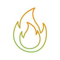 Flame Vector Icon