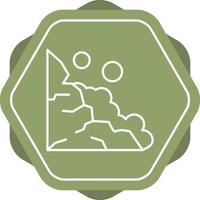 Landslide Vector Icon