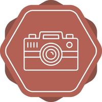 icono de vector de cámara de fotos