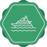 icono de vector de crucero