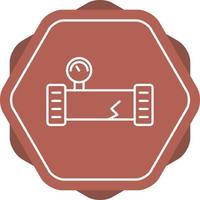 Broken Pipe Vector Icon