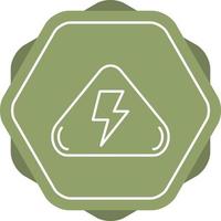 Electrical Hazard Vector Icon