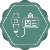 Journalist Vector Icon