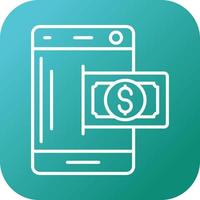 Online Money Vector Icon