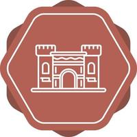 icono de vector de castillo