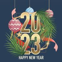 2023 happy new year design for poster or other
