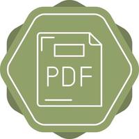 PDF Vector Icon