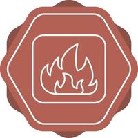 icono de vector de fuego