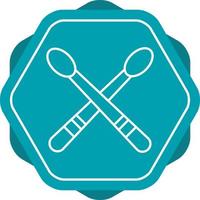 Drumsticks Vector Icon