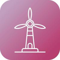 Windmill Vector Icon