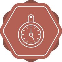 icono de vector de reloj de pared