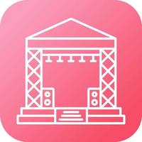 Stage Vector Icon