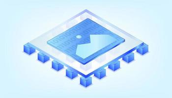 Gradient isometric nft machine. Crypto art Non fungible token machine illustration. Suitable for ui, ux, web, mobile, banner and infographic. vector