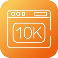 10k Vector Icon