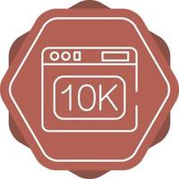 10k Vector Icon