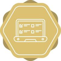 Online Exam Vector Icon