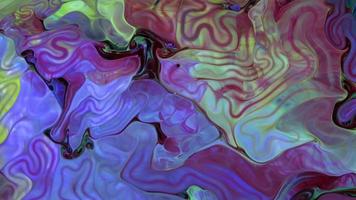 vloeistof kleurrijk kleuren verspreidt Aan water video