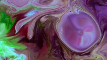 Liquid Colorful Colors Spreads on Water video