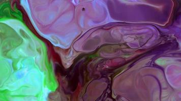 Liquid Colorful Colors Spreads on Water video