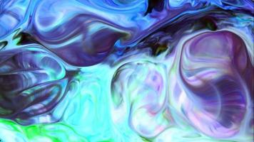 Liquid Colorful Colors Spreads on Water video