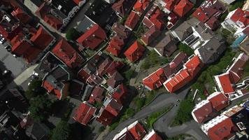 bergen, norvège par drone video